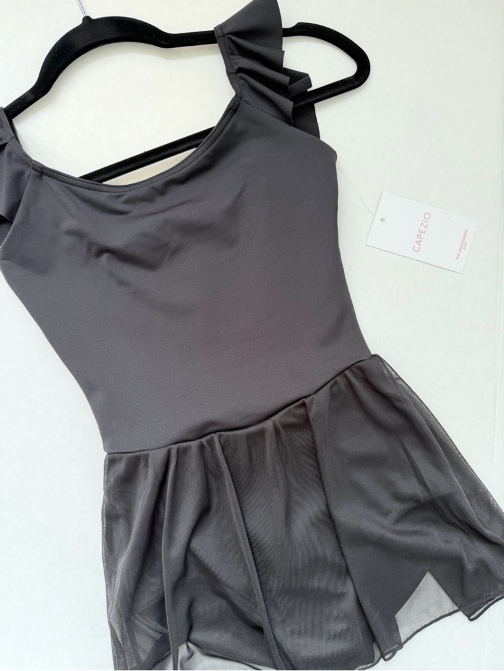 Capezio Black Dance Leotard with Skirt